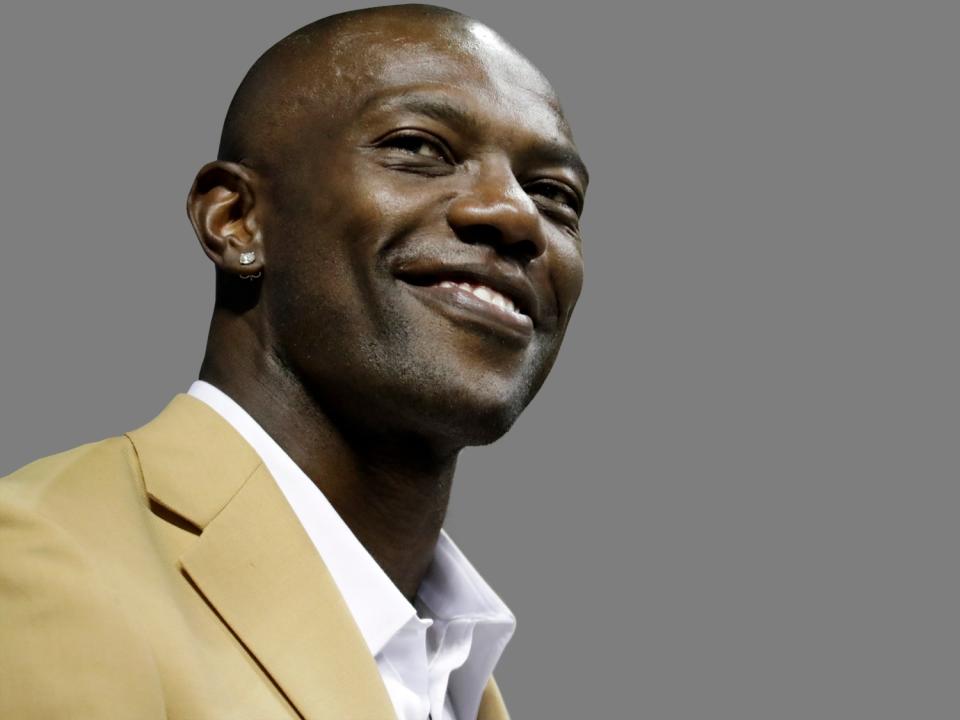 Terrell Owens thought he should have been part of the NFL's all-time team. (Associated Press)