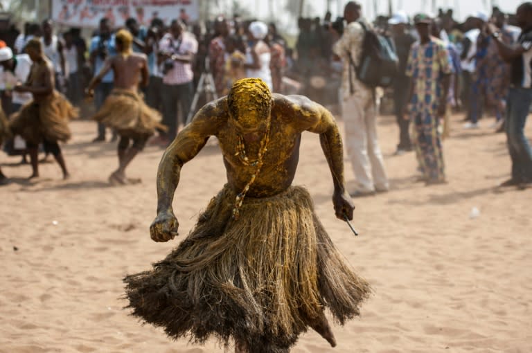 Descendants of slaves on a voodoo pilgrimage in Benin