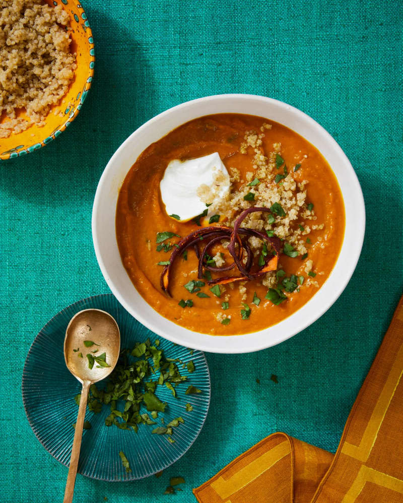 Sweet Potato and Leek Soup