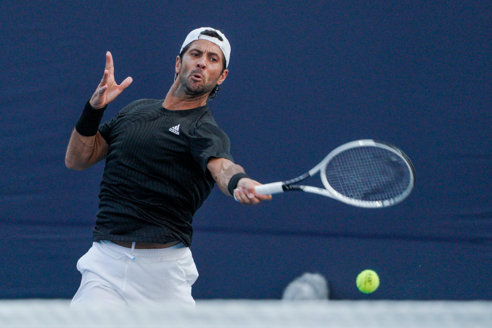 Fernando Verdasco, pictured here in action at the Miami Open.