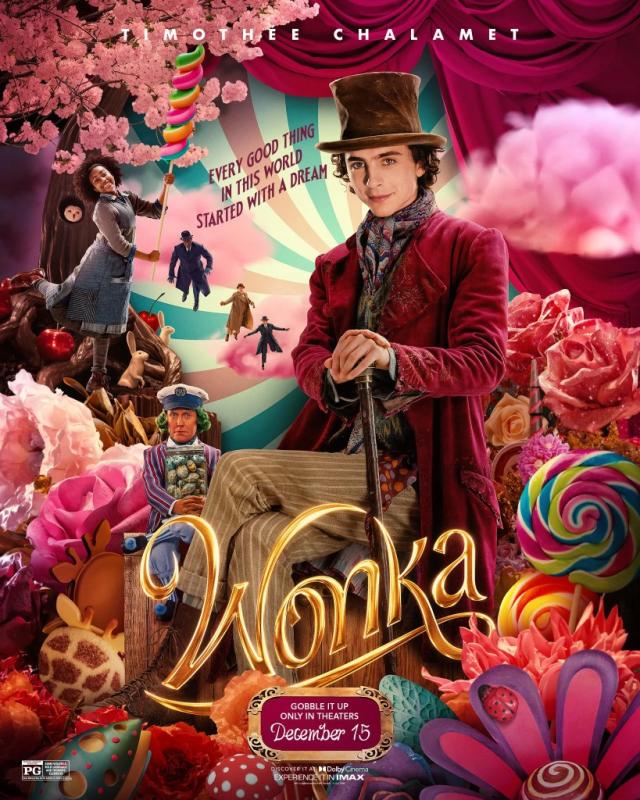 Timoth e Chalamet and Hugh Grant Take Us to Candy Land in New