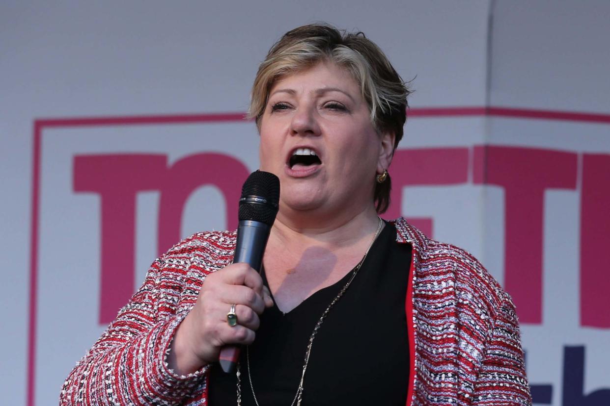 Emily Thornberry has publicly criticised Seumas Milne: AFP via Getty Images