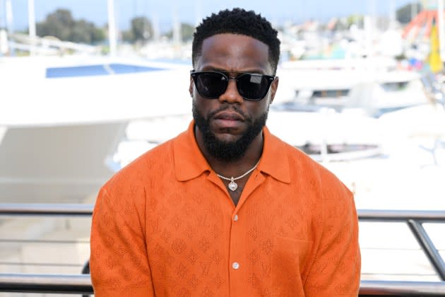 Kevin Hart attends at San Diego Comic-Con 2024. - Credit: Michael Kovac/Getty Images