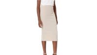 SheIn Women's Stretchy Ribbed Knit Skirt