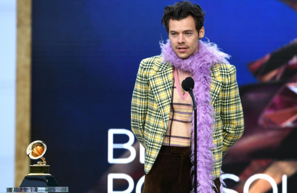 Harry earned a Grammy Award for Best Pop Solo Performance for 'Watermelon Sugar' at the 2021 ceremony. The 'Fine Line' hit was also named British Single of the Year at the BRIT Awards.