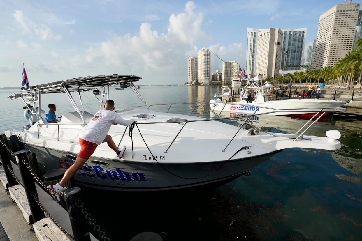 EEUU-CUBA PROTESTAS (AP)