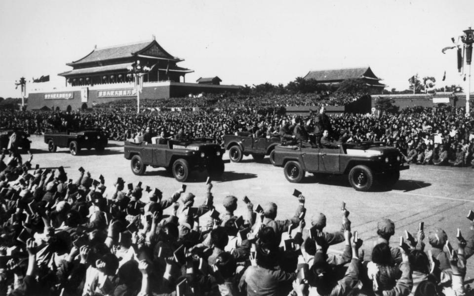 A Red Guard rally - Credit: Keystone /Getty Images 