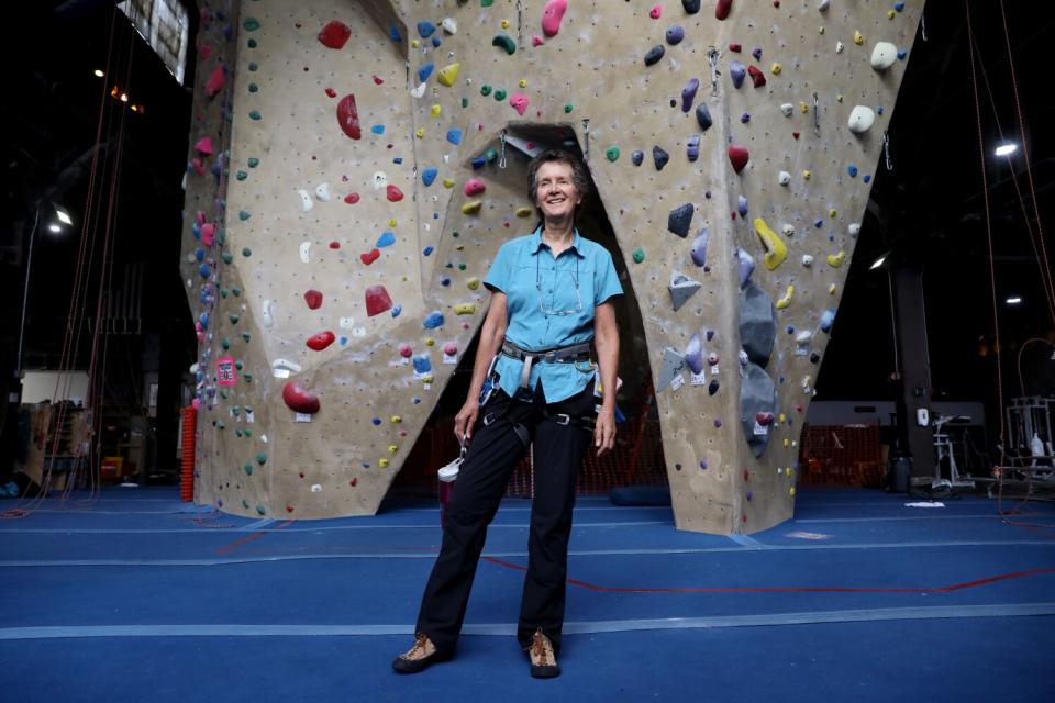 Dierdre Wolownick, mother of rock climbing expert Alex Honnold, began climbing at 58