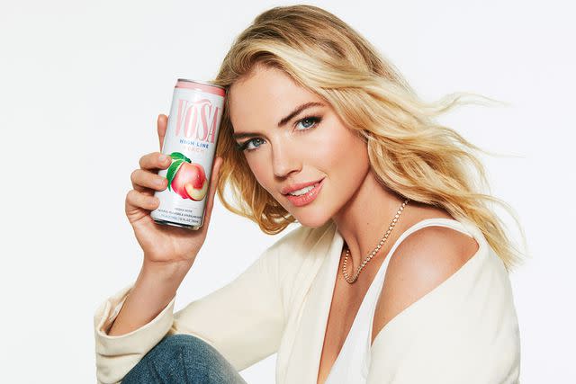 <p>Courtesy of Vosa Spirits</p> Kate Upton alcohol brand