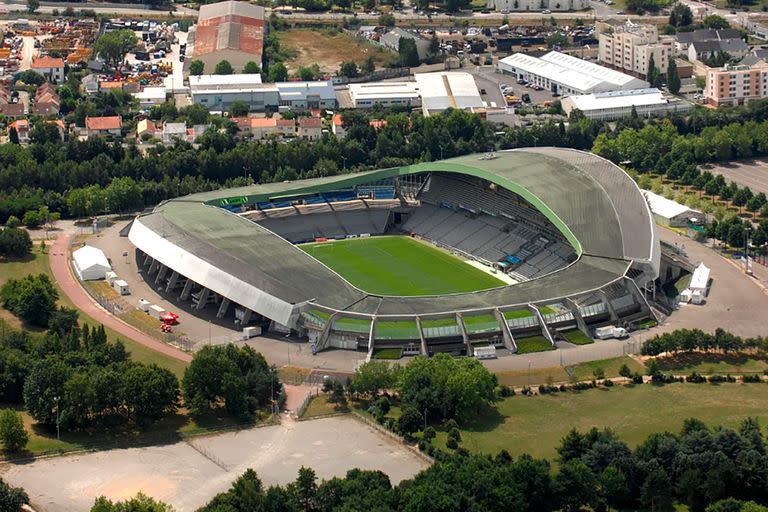 La Beaujoire, otro clásico estadio francés; los Pumas afrontarán dos encuentros del Mundial allí, contra Chile y Japón.