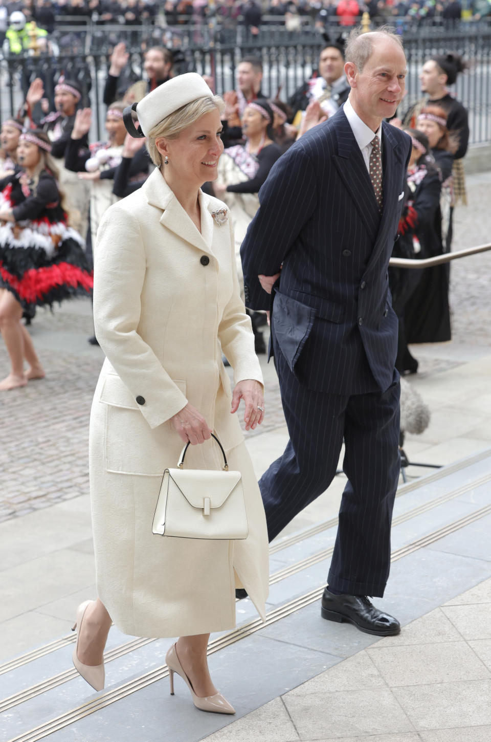 Sophie, Duchess of Edinburgh and Prince Edward, Duke of Edinburgh attend the 2023 Commonwealth Day Service at Westminster Abbey on March 13, 2023 in London, England. Getty Images)