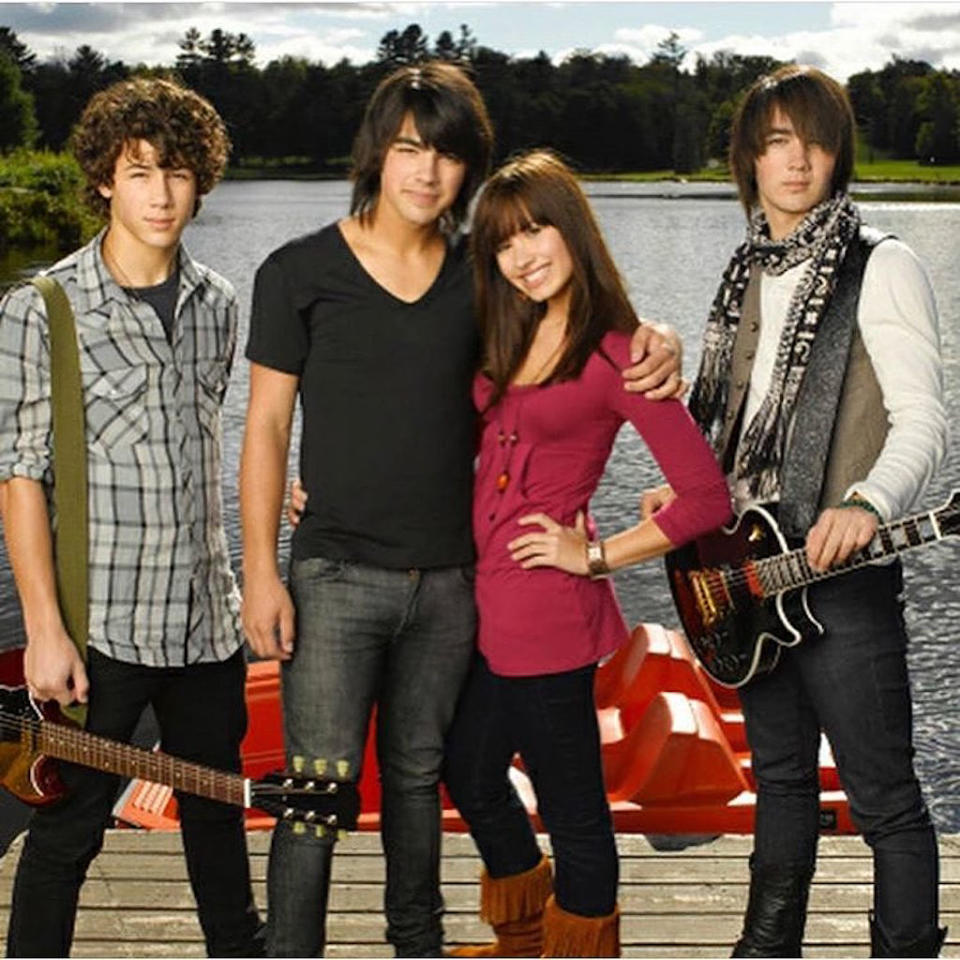 <p>As the Disney movie <i>Camp Rock</i> marked their ninth anniversary, Jonas couldn’t help but share a cheesy throwback. “9 years of <a rel="nofollow noopener" href="https://www.instagram.com/p/BVklxvwgzL6/?taken-by=joejonas&hl=en" target="_blank" data-ylk="slk:#Camprock;elm:context_link;itc:0;sec:content-canvas" class="link ">#Camprock</a>,” he wrote. “I am starting to feel old! P.S. what’s going on with these hair choices?” LOL! (Photo: Joe Jonas via Instagram) </p>