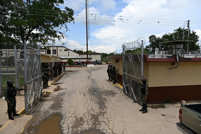 Entrada de la prisión de Tocorón, en el estado venezolano de Aragua, el 23 de septiembre de 2023 (YURI CORTEZ)