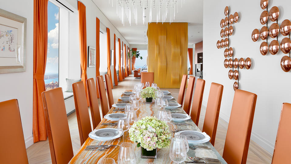 The dining room - Credit: Photo: Donna Dotan