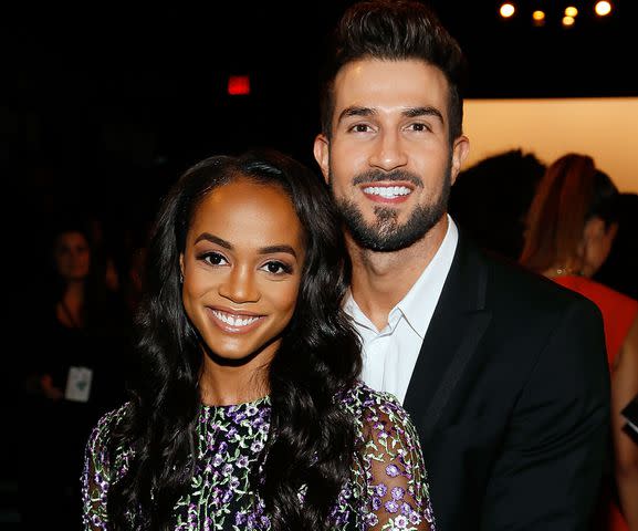 Paul Morigi/WireImage Rachel Lindsay and husband Bryan Abasolo