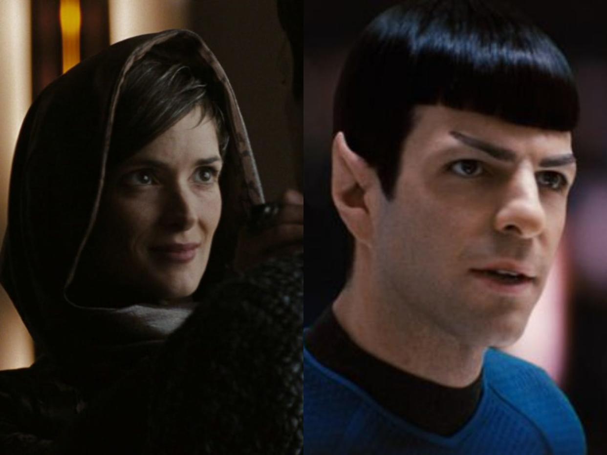 zachary quinto winona ryder star trek 2009