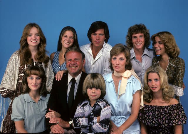 <p>ABC Photo Archives/Disney General Entertainment Content via Getty </p> From left: Susan Richardson, Laurie Walters, Connie Newton, Dick Van Patten, Adam Rich, Grant Goodeve, Betty Buckley, Willie Aames, Dianne Kay and Lani O'Grady in a 1978 'Eight Is Enough' cast photo.