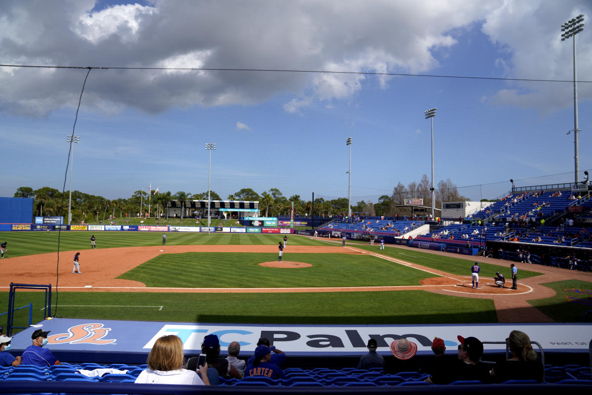 VIDEO: Mets Players Simulate Final Out of World Series at Spring Training