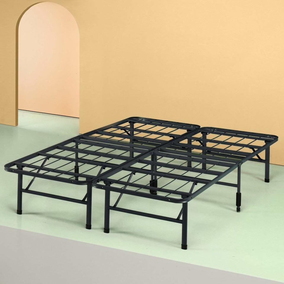 Amazon’s super-reviewed bed frame. SHOP NOW: Zinus Shawn 14-inch SmartBase Mattress Foundation, from $45, amazon.com