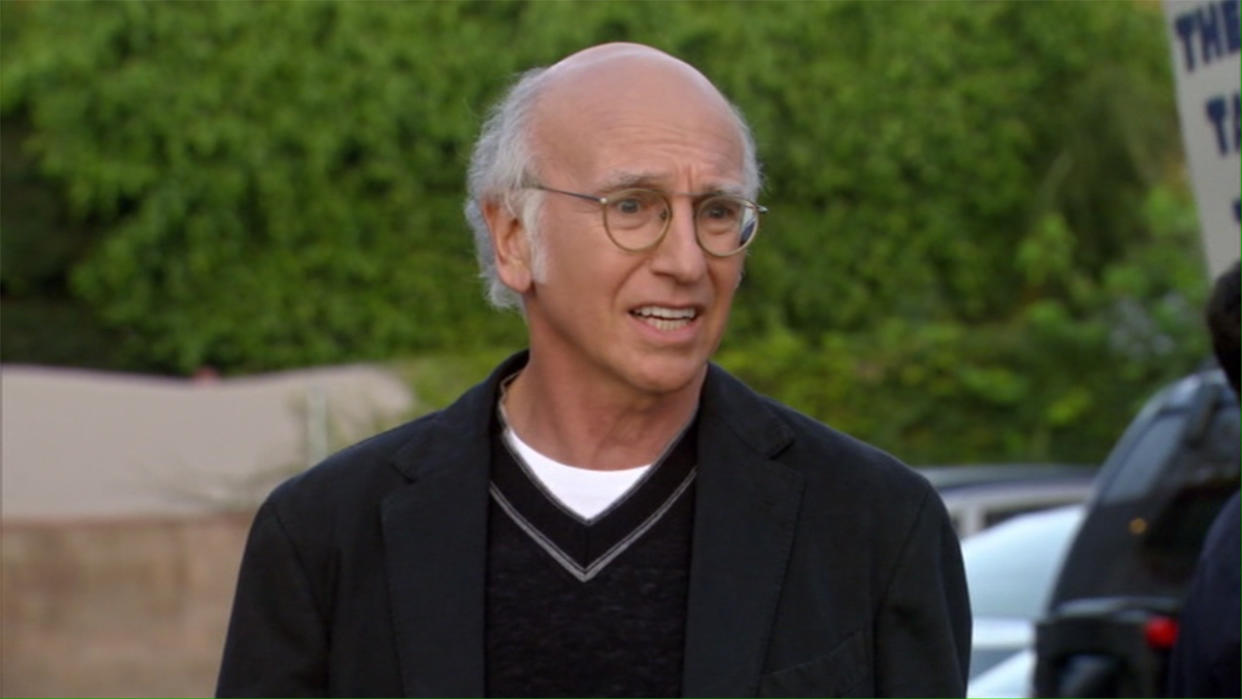  Larry indecisive in Curb Your Enthusiasm. 