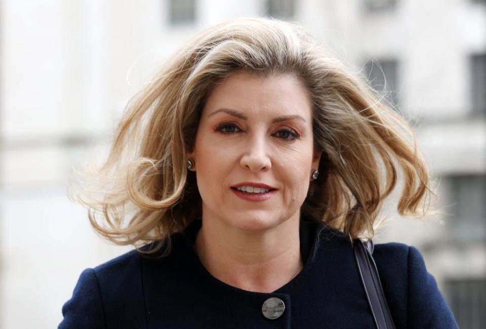 Penny Mordaunt is said to be positioning herself as a potential replacement for Rishi Sunak (EPA)