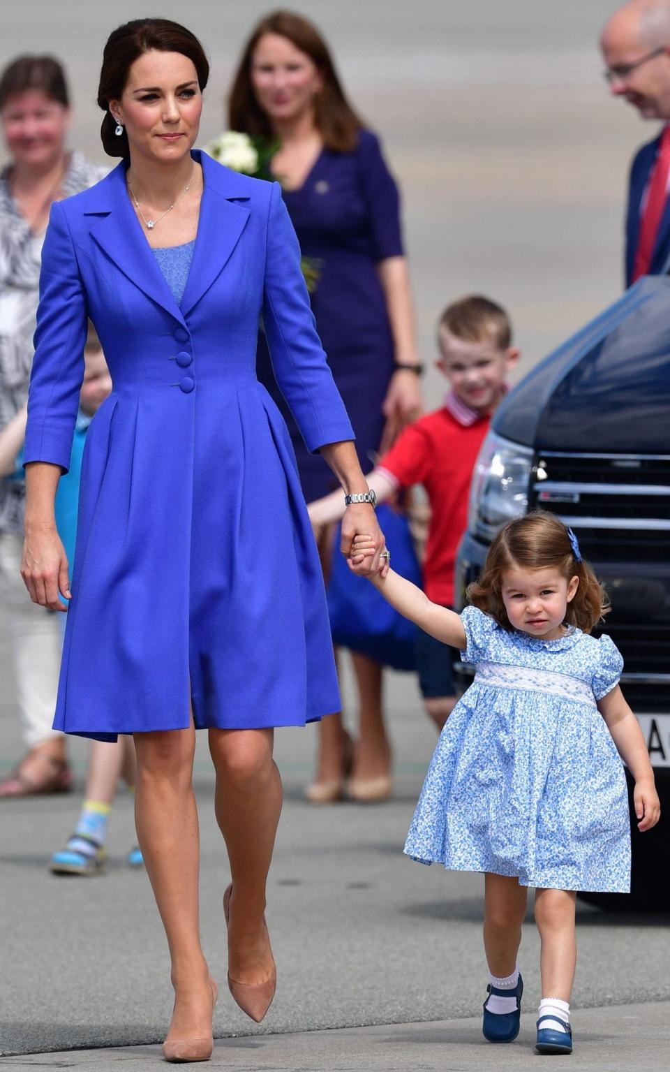 The Duchess of Cambridge with Princess Charlotte - Credit: Dominic Lipinski/PA