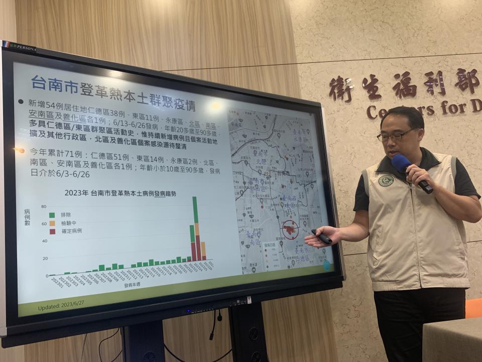 南臺灣登革熱拉警報 呼籲民眾落實孳生源清除等防蚊工作