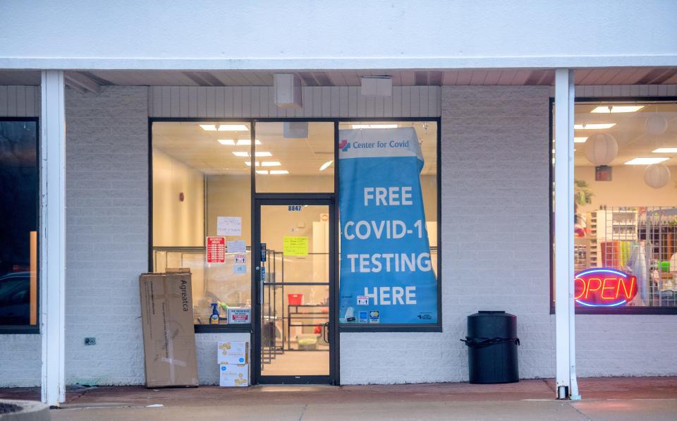 A COVID-19 testing site at 8847 N. Knoxville in the Northpoint Shopping Center is one of three in the Peoria area that are operated by a national company under investigation.