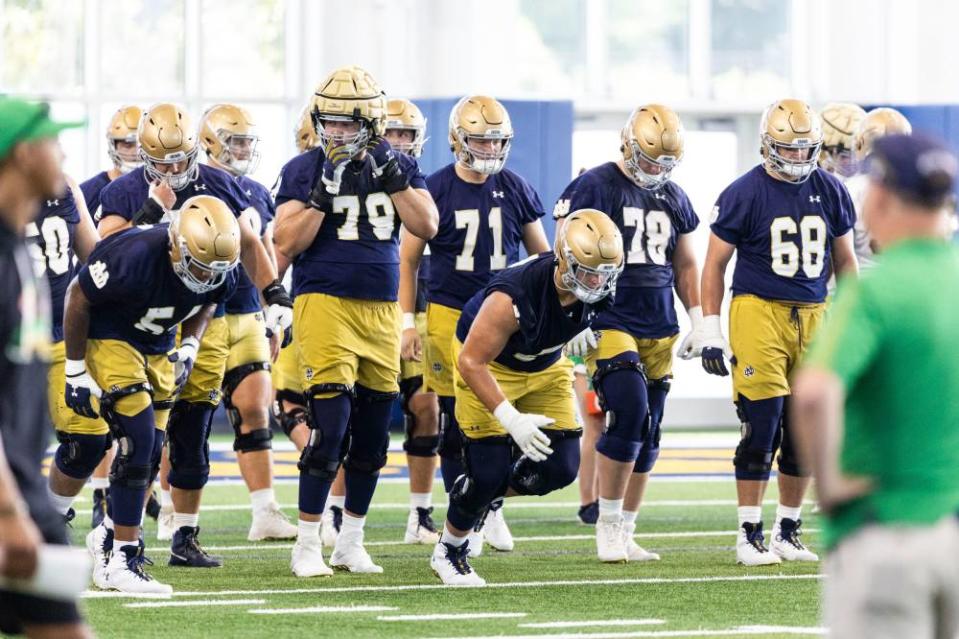 Watch: Notre Dame football drops a clip of the first day of camp