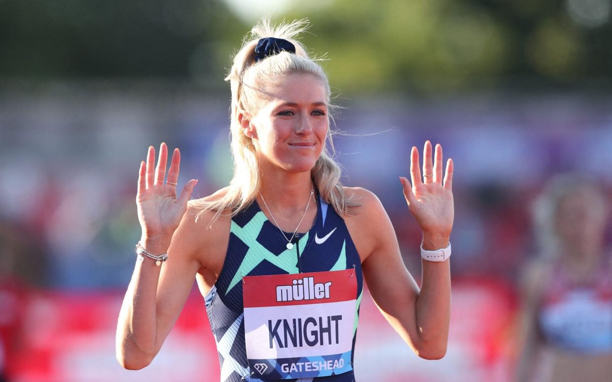 Jessie Knight will compete in the 400m hurdles and 4x400m - AFP