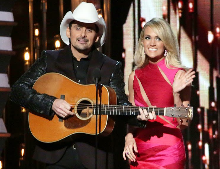 Underwood and Brad Paisley make quite a dynamic duo. (Photo: Taylor Hill/Getty Images)