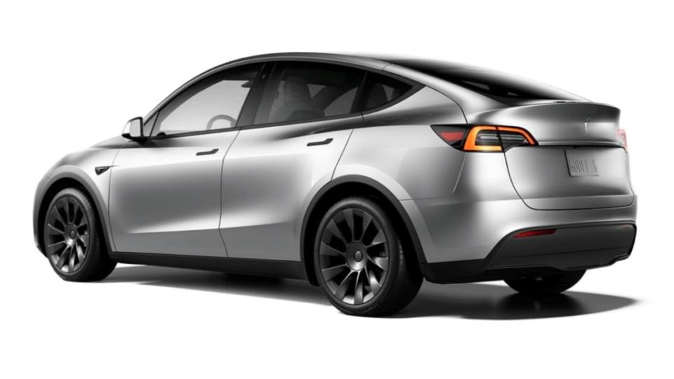 目前Model Y有閃電銀車色能夠選擇。(圖片來源/ Tesla)