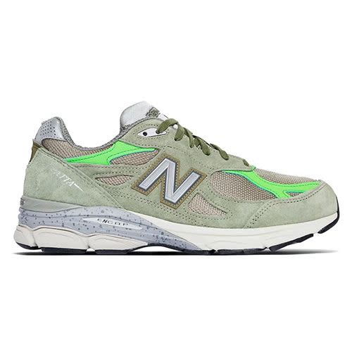<p><a class="link " href="https://www.newbalance.co.uk/pd/patta-x-new-balance-made-in-usa-990v3/M990V3-43249.html" rel="nofollow noopener" target="_blank" data-ylk="slk:SHOP;elm:context_link;itc:0;sec:content-canvas">SHOP</a></p><p>When Patta and New Balance join forces, it’s time to pay attention. This time round, the black-owned boutique has jazzed up the 990v3 by employing shades of green, beige and grey. </p><p>£220; <a href="https://www.newbalance.co.uk/pd/patta-x-new-balance-made-in-usa-990v3/M990V3-43249.html" rel="nofollow noopener" target="_blank" data-ylk="slk:newbalance.co.uk;elm:context_link;itc:0;sec:content-canvas" class="link ">newbalance.co.uk</a></p>