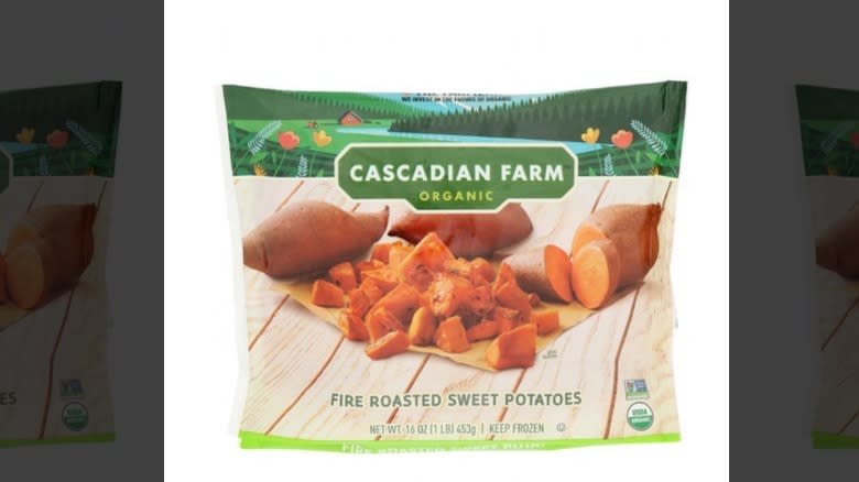 Cascadian Farm roasted sweet potato bag