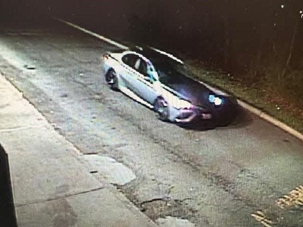 Photos of the suspect vehicle police say was involved in the theft of approximately 130 political campaign signs in Howell Township.
