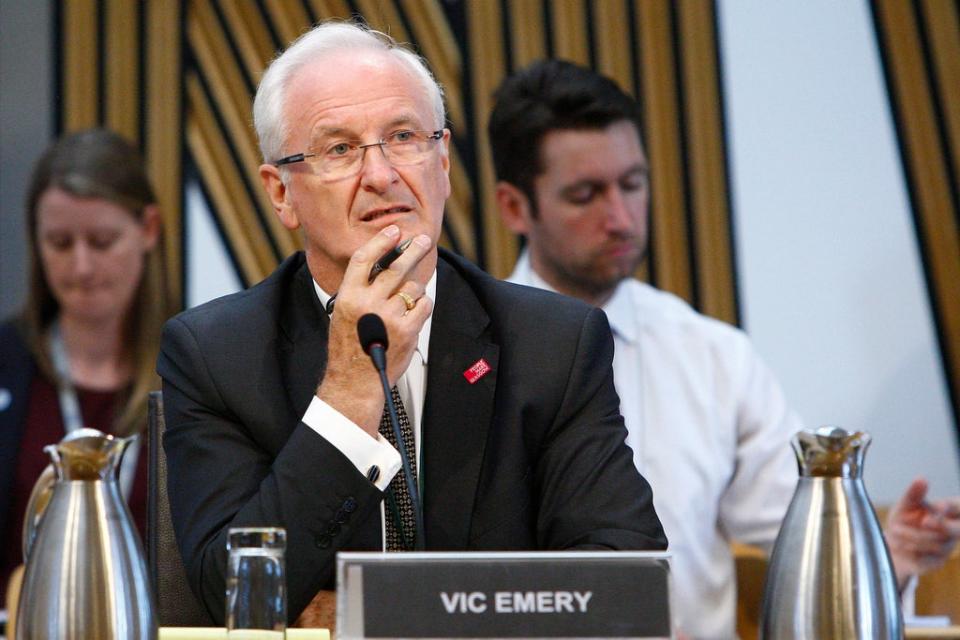 Vic Emery, former chairman of Scottish Police Authority, died at the weekend (Andrew Cowan/PA) (PA Media)