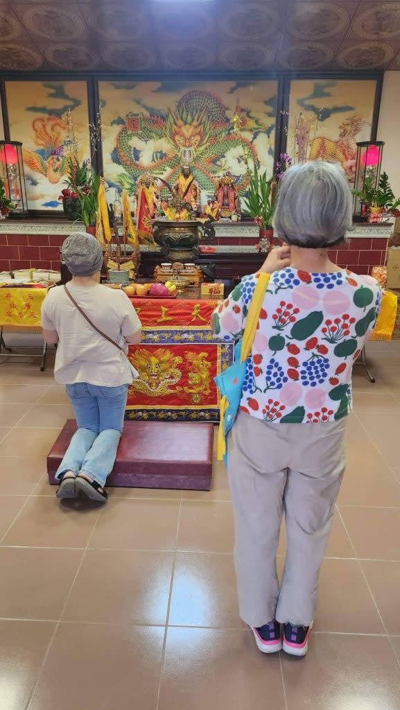 竹圍天后宮的媽祖聖誕快到了，將邀請太祖娘娘。（記者張淑娟攝）