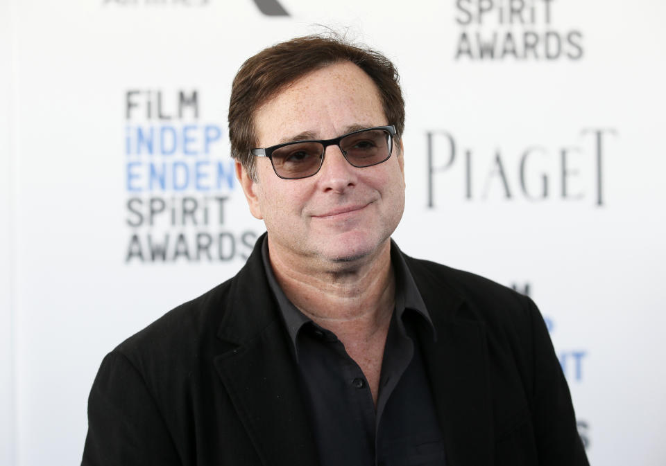 Bob Saget, here in 2017, has passed away at age 65