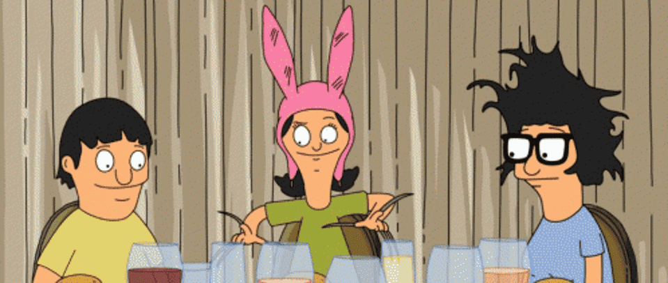 Loise from "Bob's Burgers" uses long nails to tap wine glasses