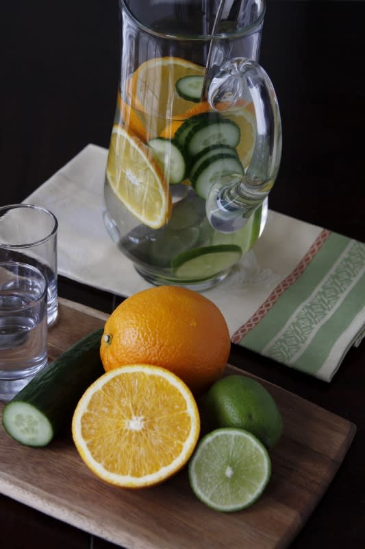 Stay Hydrated with Naturally Flavored Water