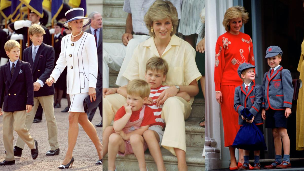 31 Princess Diana's cutest moments with Harry and William