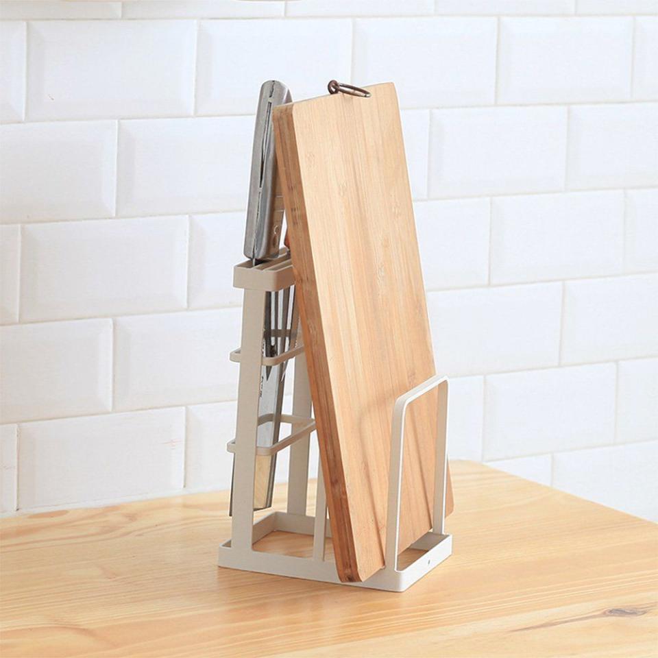 Knife Block and Cutting Board Holder