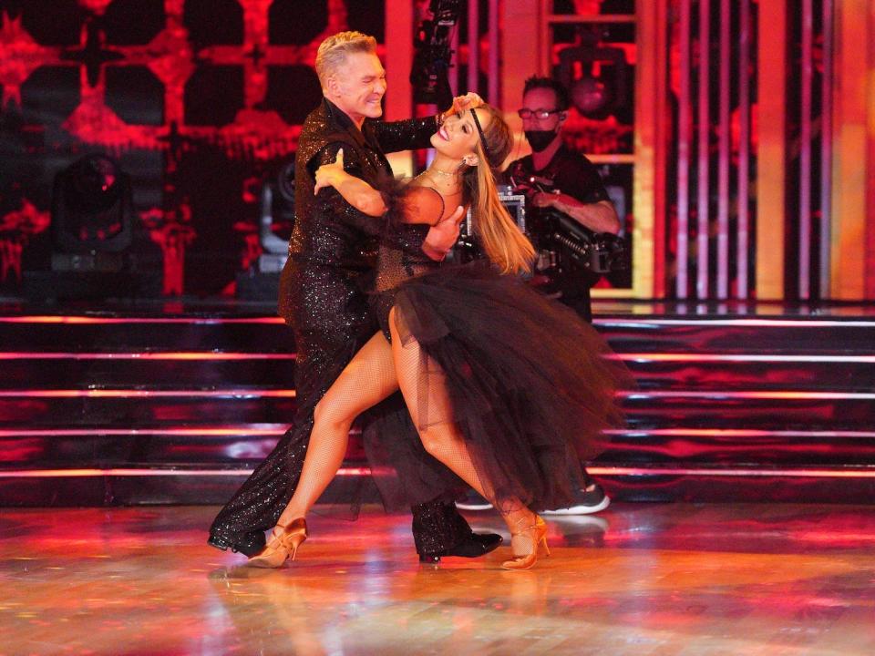 Sam Champion and Cheryl Burke on season 31 of "Dancing With the Stars."