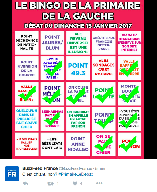 Le Bingo avance bien