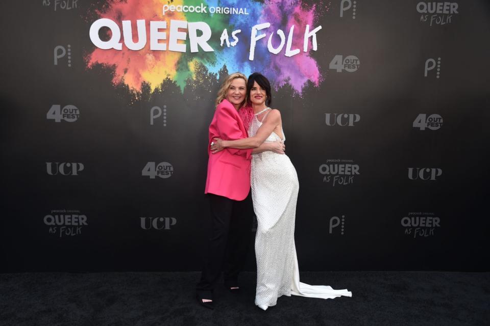 QUEER AS FOLK -- "Premiere at Outfest’s The OutFronts" on June 3, 2022 at the Theatre at Ace Hotel DTLA -- Pictured: (l-r) -- (Photo by: Alberto Rodriguez/Peacock)