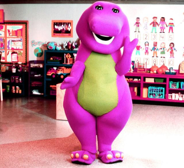 barney the dinosaur arrested