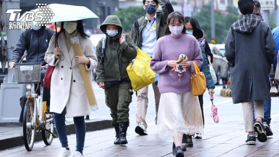 寒流一路影響到收假日。（示意圖／TVBS資料畫面）