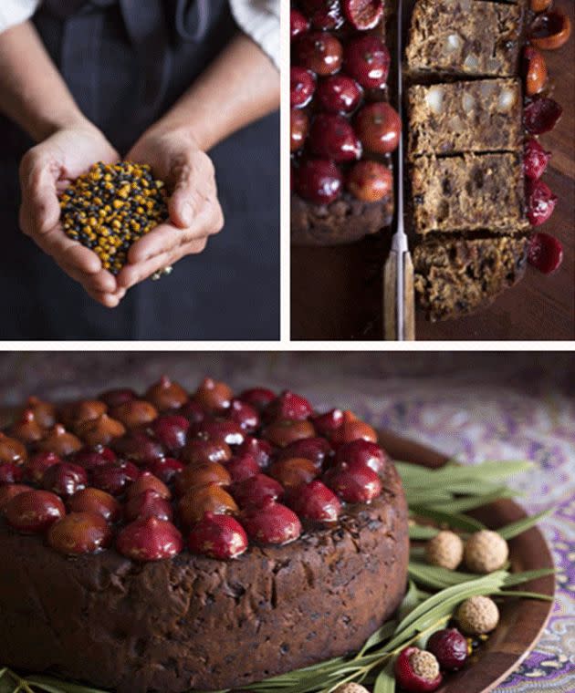 <p>Rayleen Brown's Bush Fruit Christmas Cake</p>