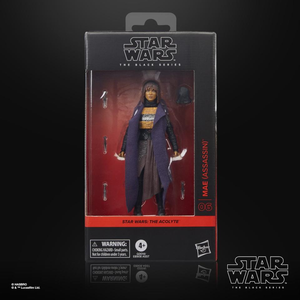 Hasbro Black Series The Acolyte figure Mae in box