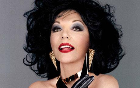 Alexis Colby on "Dynasty," played by Joan Collins